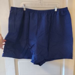 Lands End navy swim shorts